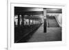 Empty Subway Station at 181st Street-null-Framed Photographic Print