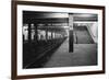 Empty Subway Station at 181st Street-null-Framed Photographic Print