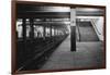 Empty Subway Station at 181st Street-null-Framed Photographic Print