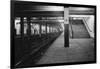 Empty Subway Station at 181st Street-null-Framed Photographic Print