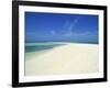 Empty Tropical Beach in the Maldive Islands, Indian Ocean-Harding Robert-Framed Photographic Print