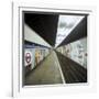 Empty Tube Station, Blackhorse Road on the Victoria Line, London, 1974-Michael Walters-Framed Photographic Print