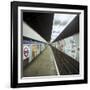 Empty Tube Station, Blackhorse Road on the Victoria Line, London, 1974-Michael Walters-Framed Photographic Print