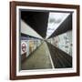 Empty Tube Station, Blackhorse Road on the Victoria Line, London, 1974-Michael Walters-Framed Photographic Print