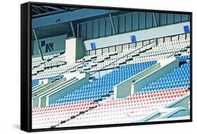 Empty Winter Tribunes-tovovan-Framed Stretched Canvas