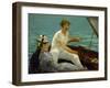 En Bateau - In a boat,1874 Canvas,92.2 x 130,2cm.-Edouard Manet-Framed Giclee Print