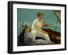 En Bateau - In a boat,1874 Canvas,92.2 x 130,2cm.-Edouard Manet-Framed Giclee Print