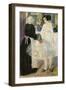 En El Camerin, C.1920 (Oil on Canvas)-Valentin Thibon De Libian-Framed Giclee Print