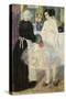 En El Camerin, C.1920 (Oil on Canvas)-Valentin Thibon De Libian-Stretched Canvas