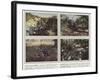 En Face De La Voevre, Caisson De 75, Mitrailleurs, Tranchees Sous Bois-Jules Gervais-Courtellemont-Framed Photographic Print