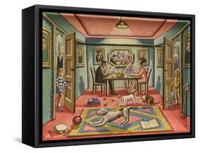 En Famille, 2015-PJ Crook-Framed Stretched Canvas