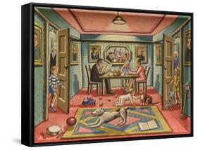 En Famille, 2015-PJ Crook-Framed Stretched Canvas