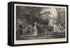 En Fete, Normandy-William John Hennessy-Framed Stretched Canvas