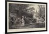 En Fete, Normandy-William John Hennessy-Framed Giclee Print