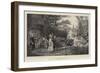 En Fete, Normandy-William John Hennessy-Framed Giclee Print