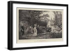 En Fete, Normandy-William John Hennessy-Framed Giclee Print