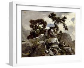 En Las Cumbres (Picos De Europa), Ca. 1874-Carlos de Haes-Framed Giclee Print