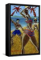 En Luquillo Se Goza-Oscar Ortiz-Framed Stretched Canvas