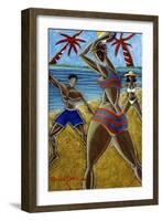 En Luquillo Se Goza-Oscar Ortiz-Framed Giclee Print