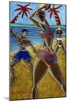 En Luquillo Se Goza-Oscar Ortiz-Mounted Giclee Print