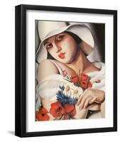 En Plein Ete-Tamara de Lempicka-Framed Premium Giclee Print