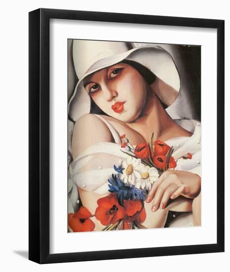 En Plein Ete-Tamara de Lempicka-Framed Premium Giclee Print