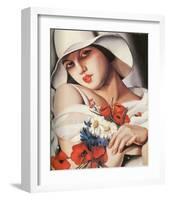 En Plein Ete-Tamara de Lempicka-Framed Premium Giclee Print