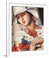 En Plein Ete-Tamara de Lempicka-Framed Premium Giclee Print