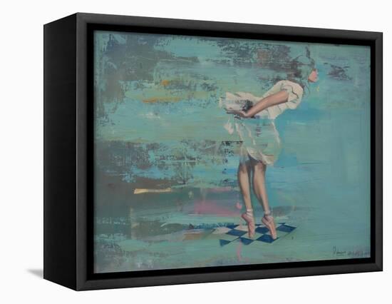 En Pointe-Peter Hawkins-Framed Stretched Canvas