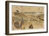 En route; Paysage entre Tanger et Meknès; mars 1832-Eugene Delacroix-Framed Giclee Print