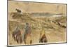 En route; Paysage entre Tanger et Meknès; mars 1832-Eugene Delacroix-Mounted Giclee Print