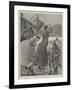 En Route to India, Diving for Coin at Aden-null-Framed Giclee Print