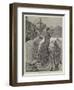 En Route to India, Diving for Coin at Aden-null-Framed Giclee Print
