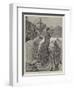 En Route to India, Diving for Coin at Aden-null-Framed Giclee Print