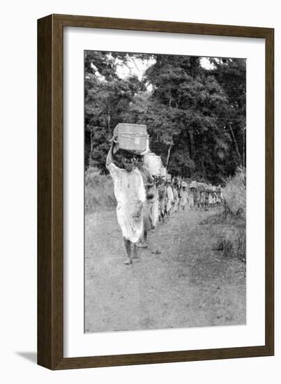 En Route to the Mountains, from an Article Entitled 'To the Mountains of the Moon' Published in…-English Photographer-Framed Photographic Print