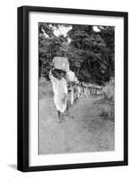 En Route to the Mountains, from an Article Entitled 'To the Mountains of the Moon' Published in…-English Photographer-Framed Photographic Print