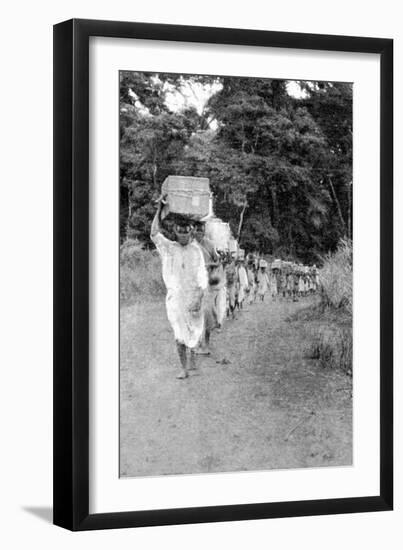 En Route to the Mountains, from an Article Entitled 'To the Mountains of the Moon' Published in…-English Photographer-Framed Photographic Print