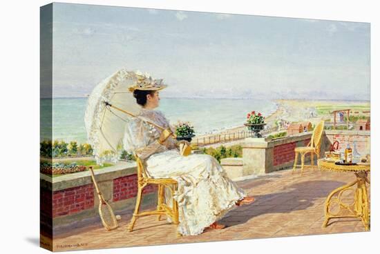 En Vacance-Marie Francois Firmin-Girard-Stretched Canvas