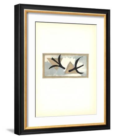 En Vol-Georges Braque-Framed Premium Edition
