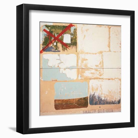 Enamel on Paper-Mario Schifano-Framed Giclee Print