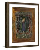 'Enamel Plaque by Alexander Fisher', c1898-Alexander Fisher-Framed Giclee Print