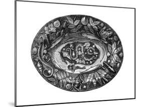 Enamelled Dish by Bernard Palissy, 16th Century-Bernard Palissy-Mounted Giclee Print