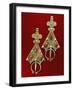 Enamelled Silver and Coral Pendants, Morocco-null-Framed Giclee Print