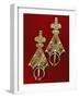 Enamelled Silver and Coral Pendants, Morocco-null-Framed Giclee Print