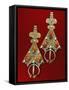 Enamelled Silver and Coral Pendants, Morocco-null-Framed Stretched Canvas