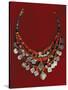 Enamelled Silver, Precious Stone and Coral Pendants, Morocco-null-Stretched Canvas