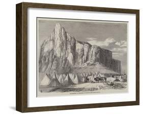 Encampment at Gibraltar of Fugitive Jews from Morocco-null-Framed Giclee Print