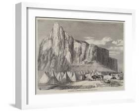 Encampment at Gibraltar of Fugitive Jews from Morocco-null-Framed Giclee Print