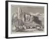 Encampment at Gibraltar of Fugitive Jews from Morocco-null-Framed Giclee Print