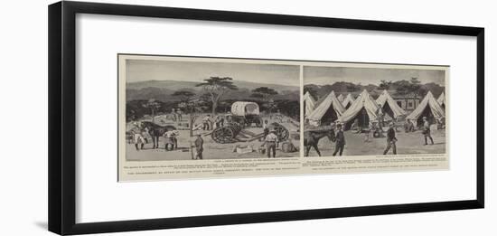 Encampment at Inyati of the British South Africa Company's Troops-null-Framed Giclee Print